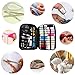 Sewing Kit,Over 100 JKtown Portable Basic Sewing Accessories, 24 Color Spools of Thread, Mini sew kits supplies for Beginners,Traveller,Emergency,Family starter to Mending and Repair
