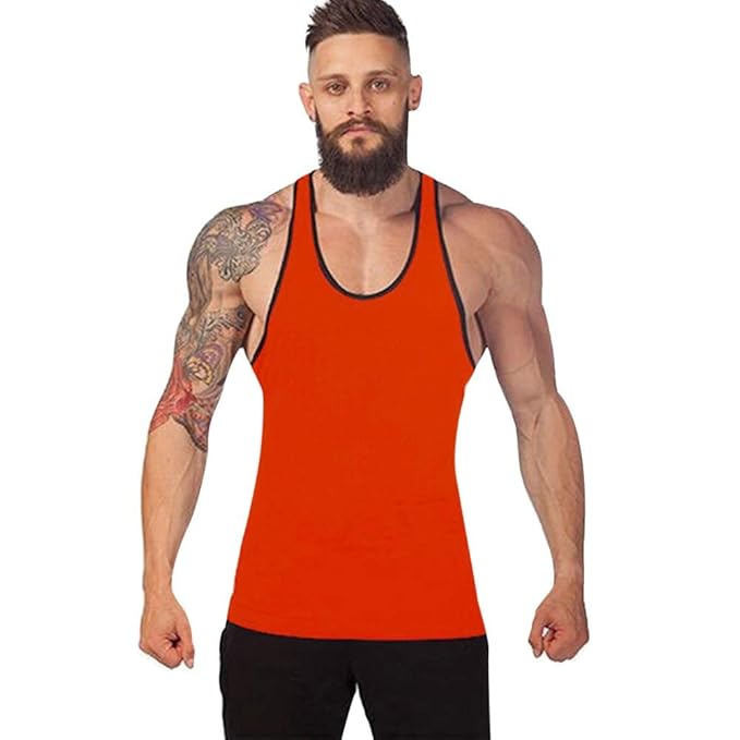 camisetas sin manga hombre amazon