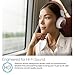 Naztech i9 Bluetooth Wireless Active Noise Cancelling Headphones with Memory Foam Earpads & High-definition Sound for Home / Office / TV + Travel Case & Airplane Adapter [Rose Gold] -13797