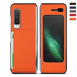 Jaorty Galaxy Fold Case with Card Holder, Litche