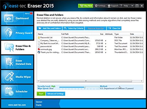 image for East-Tec Eraser - Guard Against Identity Theft and Protect Your Privac