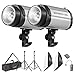 Neewer 600W Photo Studio Monolight Strobe Flash Light Softbox Lighting Kit with Carrying Bag for Video Shooting,Location and Portrait Photography(300DI)