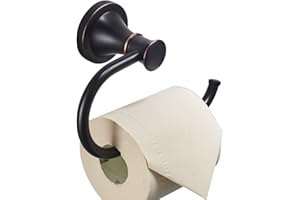 BESy Oil Rubbed Bronze Toilet Tissue Paper Holder Oil Rubbed Bronze Bathroom Accessories Toilet roll Paper Hanger, Wall Mounted, Rustproof