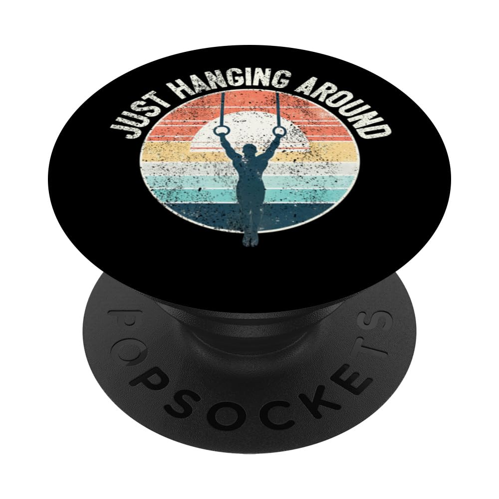 Gymnastics Rings - Just Hanging Around - Rings Gymnast PopSockets Swappable PopGrip