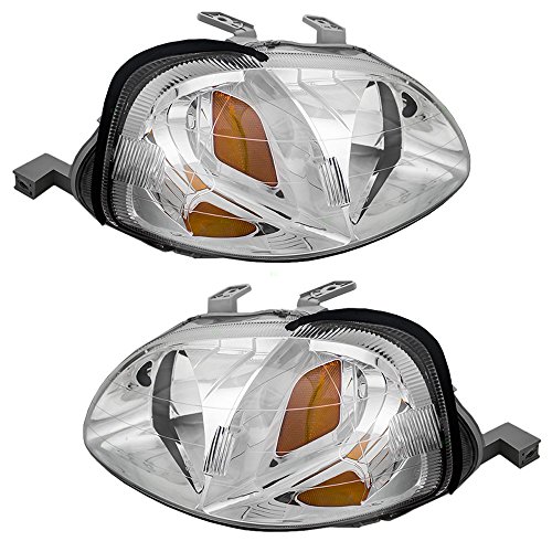 image for AUTOANDART Driver and Passenger Headlights Headlamps Replacement for H