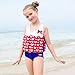 Zerlar Kids Float Suit Girls Swim Vest Toddlers Floatation Swimsuits with Adjustable Buoyancy Baby Swimsuit Float with Arm Floaties - Learn to Swim for Children 1-10 Years