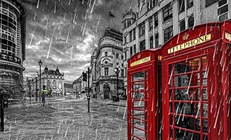 TLYMTD Diy 5D Diamond Painting Full Kitsrainy Day Black And White