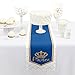 Big Dot of Happiness Royal Prince Charming - Petite Baby Shower or Birthday Party Paper Table Runner - 12 x 60 inches