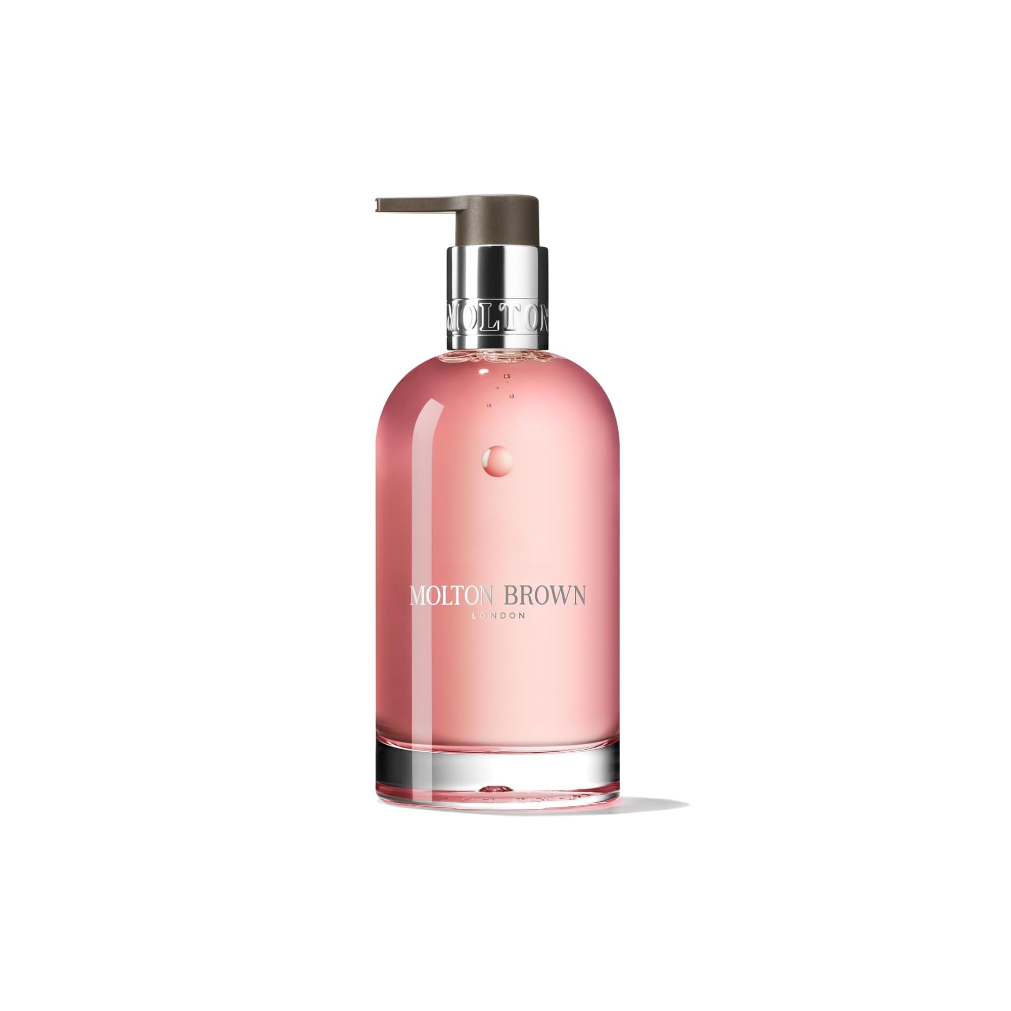 Molton Brown Delicious Rhubarb & Rose Fine Liquid Hand Wash Glass Bottle 200 ml
