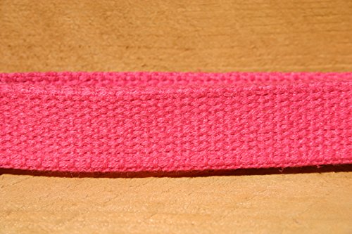 1" Large Hot Pink 100% Hemp Collar