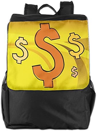 Dollar Signs Convenient Lightweight Travel Hiking Backpack Daypack
