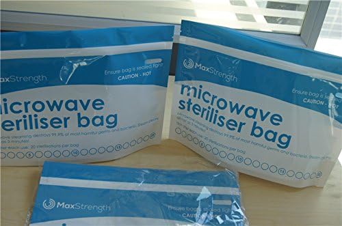 Bolsas de Esterilizador de Microondas Paquete de 10pc Premium de ...