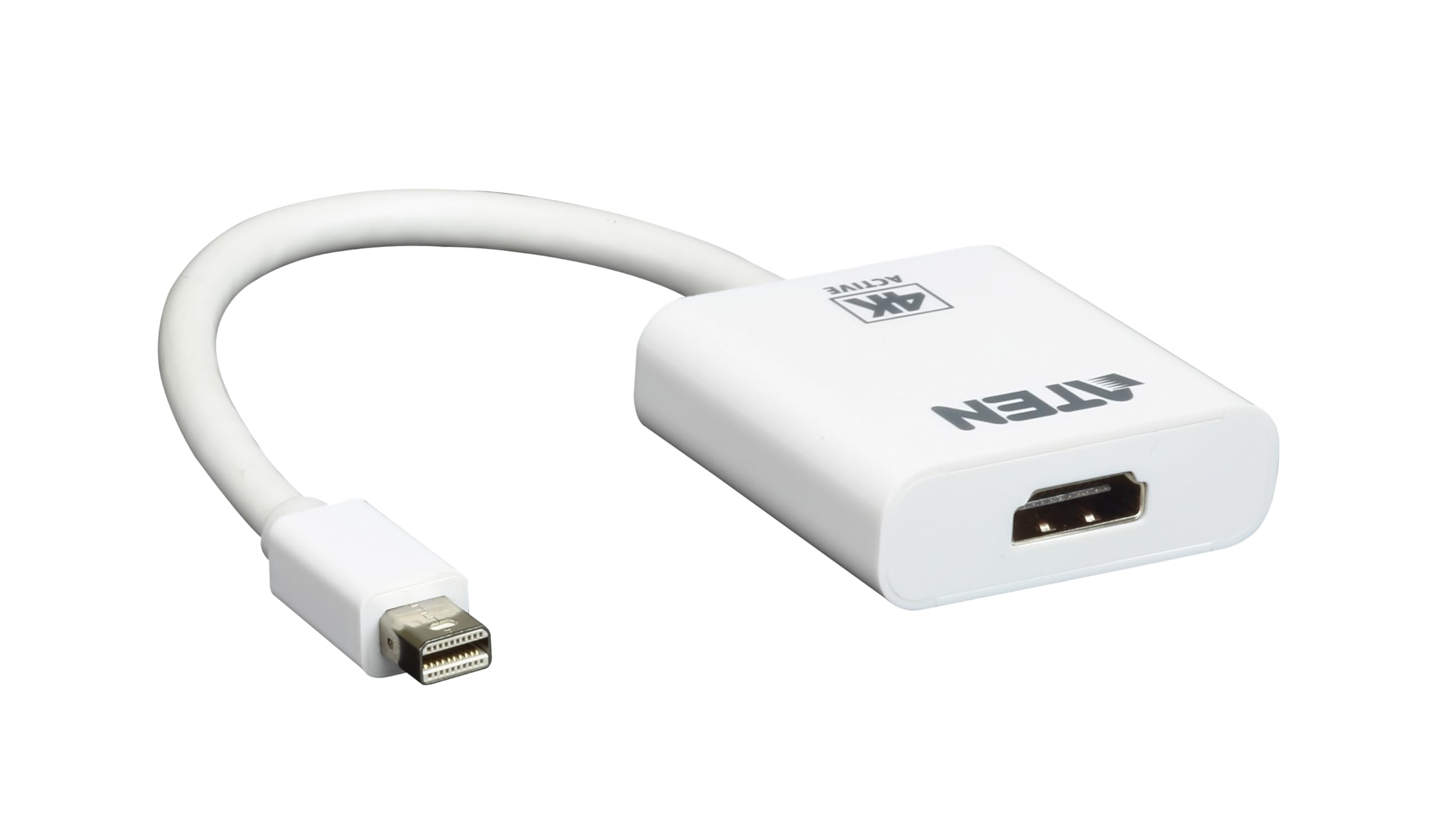 Aten VC981 Mini DisplayPort to 4K HDMI Active Adapter White