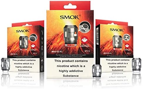 SMOK TFV-Mini V2 Tanks Coils | A1 | A2 | A3 | K1 | K4 for R-Kiss & Species Kit | TFV8 Baby V2 Tank (A3 Triple Mesh Coils)