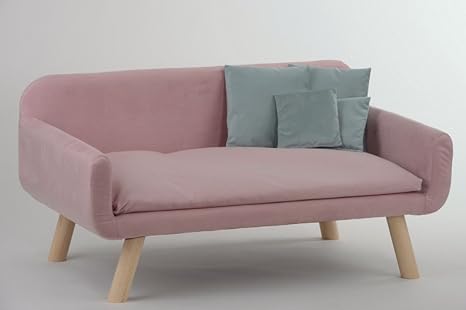 Animal Design Karlie Canape Pour Chien Et Chat Avec Coussin Rose