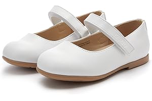Weestep Toddler/Little Kid Girl Dress Ballet Flat Mary Jane Ballerina Shoe