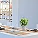 OFFIDIX Mini Plastic Artificial Eucalyptus Leaves Topiary Plant with Pots,Faux Plant Small Plants for Home,Office and Bathroom Decoration