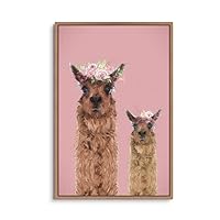 Framed Canvas Wall Art Cute Sheep Canvas Prints Home Artwork Decoration for Living Room,Bedroom - 16x24 inches