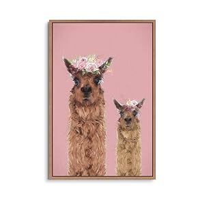 signwin Framed Canvas Wall Art Cute Sheep Canvas...