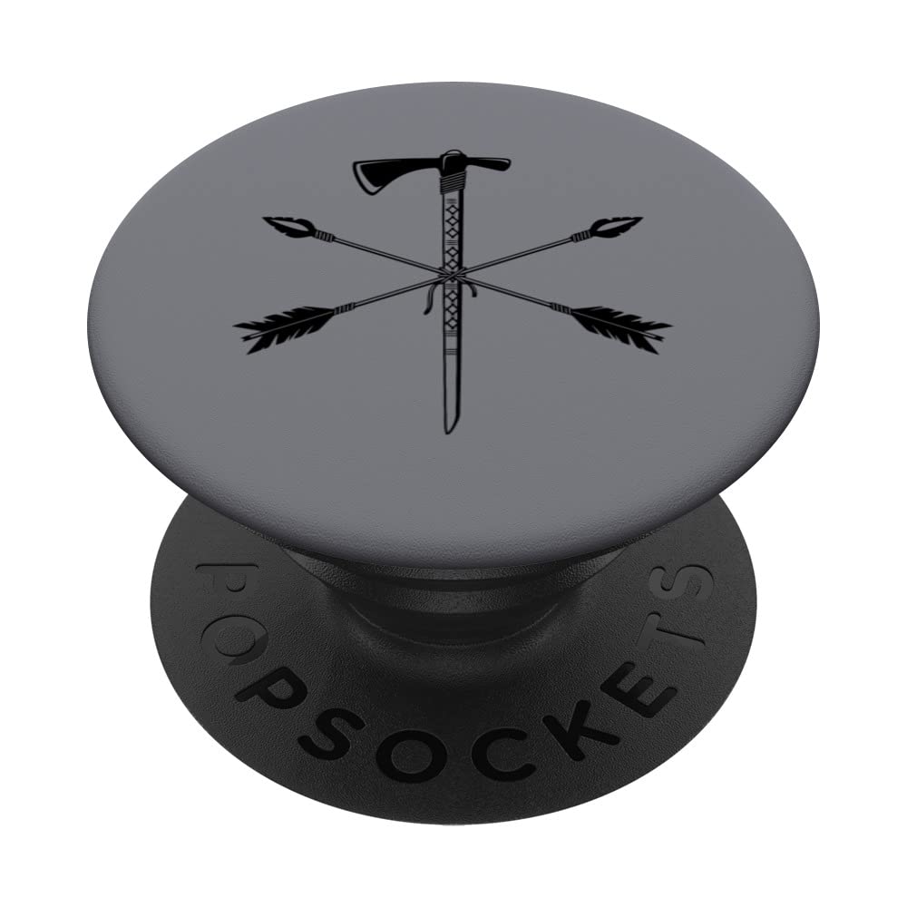 Indigenous Art Tomahawk Arrows Southwest PopSockets Swappable PopGrip