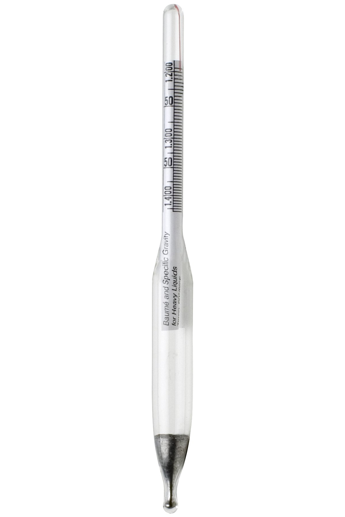 H-B DURAC 1.000/1.225 Specific Gravity and 0/25 Degree Baume Dual Scale Hydrometer for Liquids Heavier Than Water (B61806-0800)
