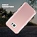 ULAK Galaxy Note 5 Case,Note 5 Case for Girls Women, Hybrid Soft Silicone Anti Scratch Resistance Protective Cover for Samsung Galaxy Note 5 (Rose Gold)