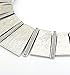 HSWE Women's Statement Bib Collar Necklace Enamel Tricolor Chunky Necklace Earrings Set