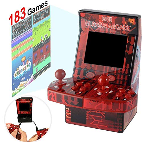 Retro Mini Portable Arcade Machine Classical Retro Handheld Video Game Console Built-in 183 Arcade Games