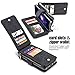 Galaxy S8 Plus Case, B BELK Detachable Magnetic Leather Wallet Large Capacity Folio Flip Card Stand Case with Removable Slim Hard PC TPU Back Cover for Samsung Galaxy S8 Plus, 6.2 Inch (Black)