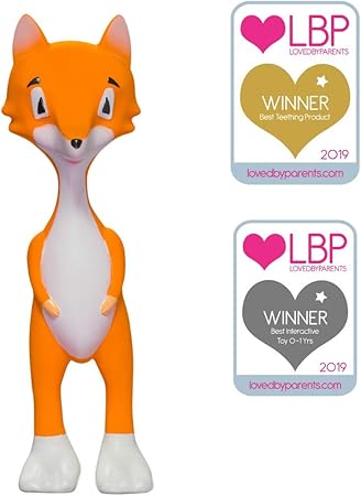 ethan the fox teething toy