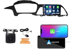 Kunfine Car CarPlay Android Auto Navigation Stereo GPS Radio Reverse Camera Display 9" IPS Touchscreen Headunit Tablet Pad Me