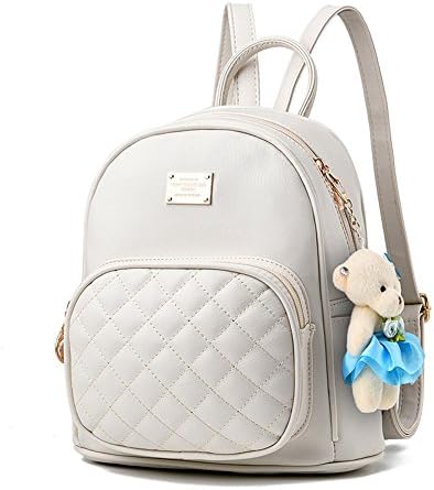 Fayland Women Teens Girls Casual Small Fashion PU Leather Backpack Purse