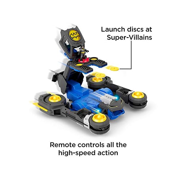 Fisher-Price-GBK77-Imaginext-DC-Super-Friends-Transforming-Batmobile-RC-Vehicle-Multicoloured Imaginext DC Super Friends Transforming Batmobile R/C