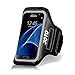 Running Armband for iPhone 8, 7, 6, 6s, Samsung Galaxy S6, S7, HTCM9, Google Pixel, Pixel 2, JOTO Phone Sport Arm Case Cover Pouch with Key Holder for Gym Jogging Walking Workout and Exercise –Black