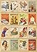 CIEHER 32 PCS 1 Set Vintage Retro Old Europe & American Posters Travel Postcards Post Card for Worth Collecting