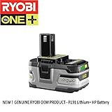 Ryobi P191 18V 3.0AH LITHIUM+ HP BATTERY with Power Meter Ugraded for More Power, Faster Recharge and Longer Run Time - Significant Performance Upgrade for ALL Ryobi ONE+ Tools