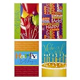 Hallmark Assorted Birthday Greeting Cards (Bright Icons, 12 Cards and Envelopes)