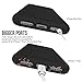 Toiko [X-Guard] iPhone6 Plus iPhone7 Plus Case iPhone 8 Plus Case Black Full Coverage Premium Two Layers Protection Resilient Shock Absorption