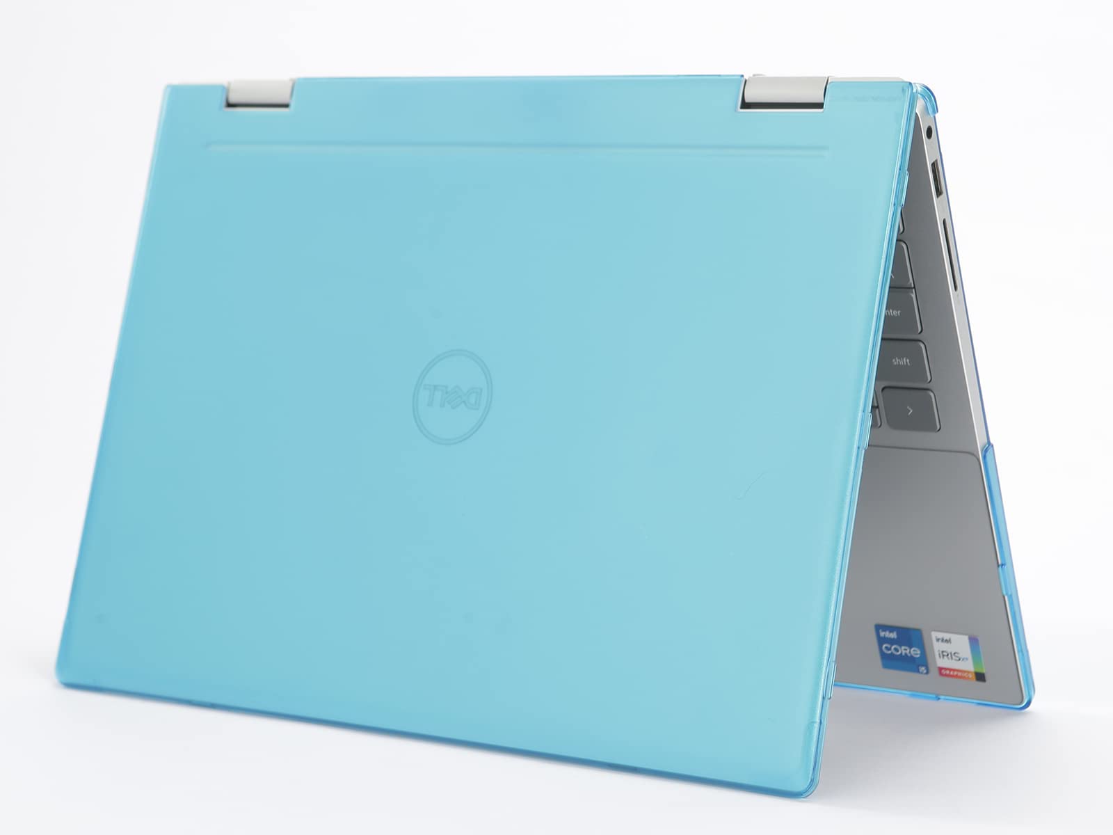 mCover Case ONLY Compatible with 2022～2023 14" Dell Inspiron 7420/7425 2-in-1 Windows Notebook Computer (NOT Fitting Dell Latitude 7420 14") - Aqua