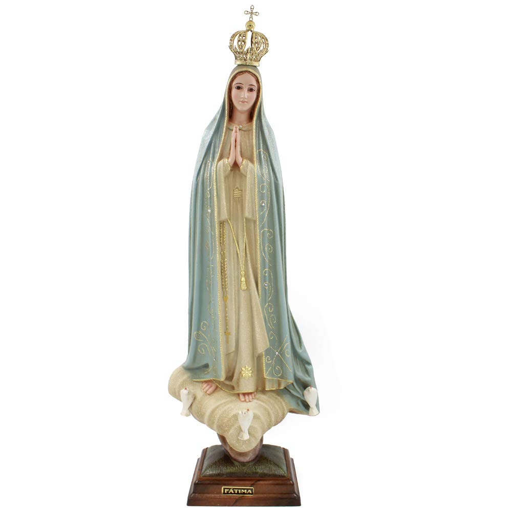 Buy 29.5 Inch Our Lady of Fatima Hand Painted Statue Religious Figurine