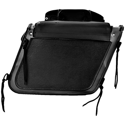 Two Tone Zip-Off Motorcycle Saddlebags