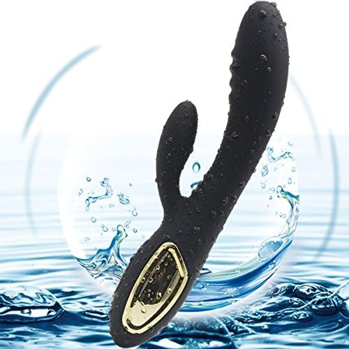 Personal Handheld Magic Wand Massager Dual Motor 10 Modes and Speed Waterproof Mute Support USB Charging Professional Recovery Treatment Vibrator (Black)