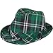 Amscan St. Patrick's Day Plaid Fedora Hat - 5 1/8