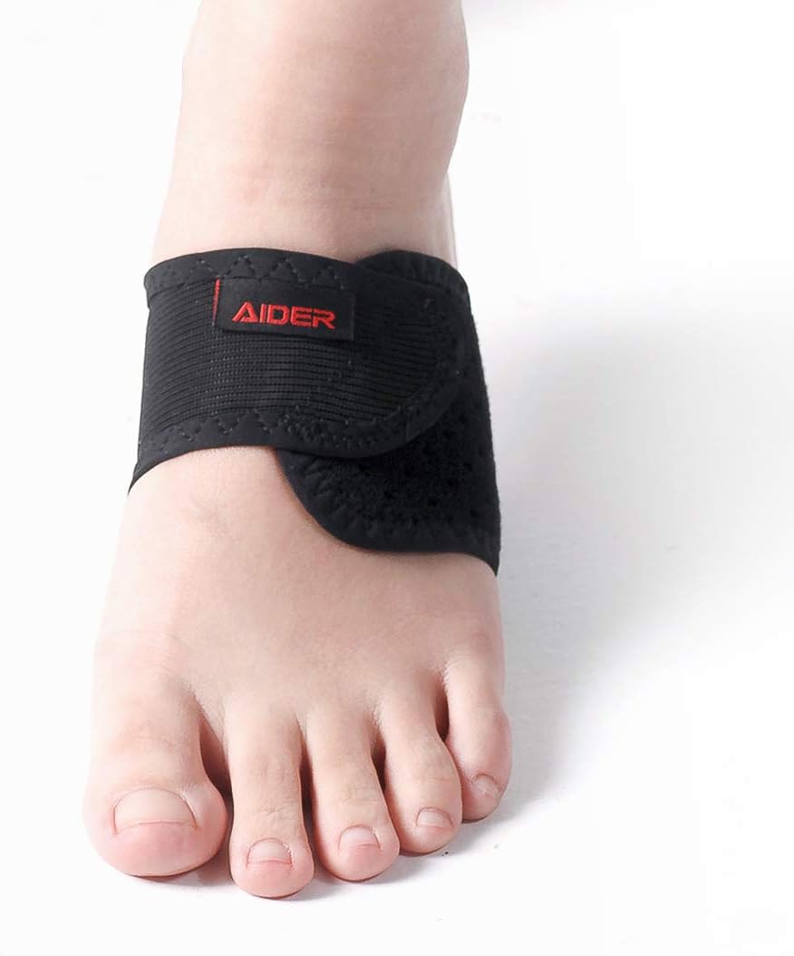 Aider Arch Support Band – Plantar Fasciitis Braces for Arch Pain Relief and Adjustable Design for Men and Women (Free Right)