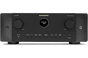 Marantz Cinema 60 7.2-Ch Receiver (100W X 7) - 4K/120 and 8K Home Theater Receiver, Built-in Bluetooth, Wi-Fi & HEOS Multi-Room, Supports Dolby Atmos & DTS:X