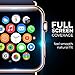 Screen Protector for Apple Watch, MIZOO [2-Pack] (44mm for Series 4) Liquid Skin HD Clear Max Coverage and Anti-Bubble Anti-Fingerprint Anti-Smudge Scratch Resistance