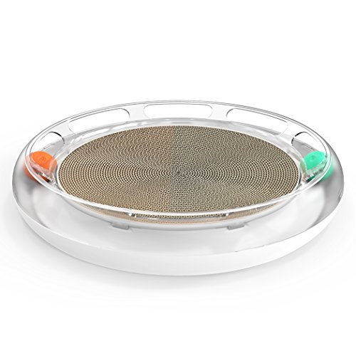 Petkit 5 in 1 cat toy/bed-scratch pad circular track tray bell ba…