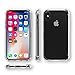 iPhone X Case, SKONYON Apple iPhone X Crystal Clear Shock Absorption Technology Soft TPU Cover Case for iPhone X (2017) - Clear