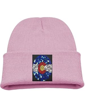 Colorado Flag Kid's Hats Winter Funny Soft Knit Beanie Cap children Unisex