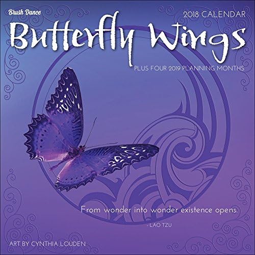Butterfly Wings 2018 Mini Wall Calendar